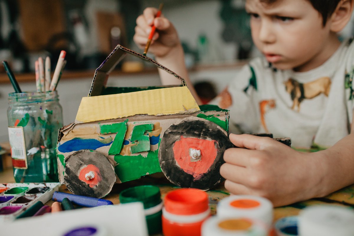tlctriangle's tweet image. Spark your child's creativity with a fun project using recycled materials!

♻️ Let them explore different ways to give used items a new life.

.
.
#recycleandreuse #artmatters #earlychildhooddevelopment #trianglelearningcenter #playschool #kids #learning #preschool #kindergarten