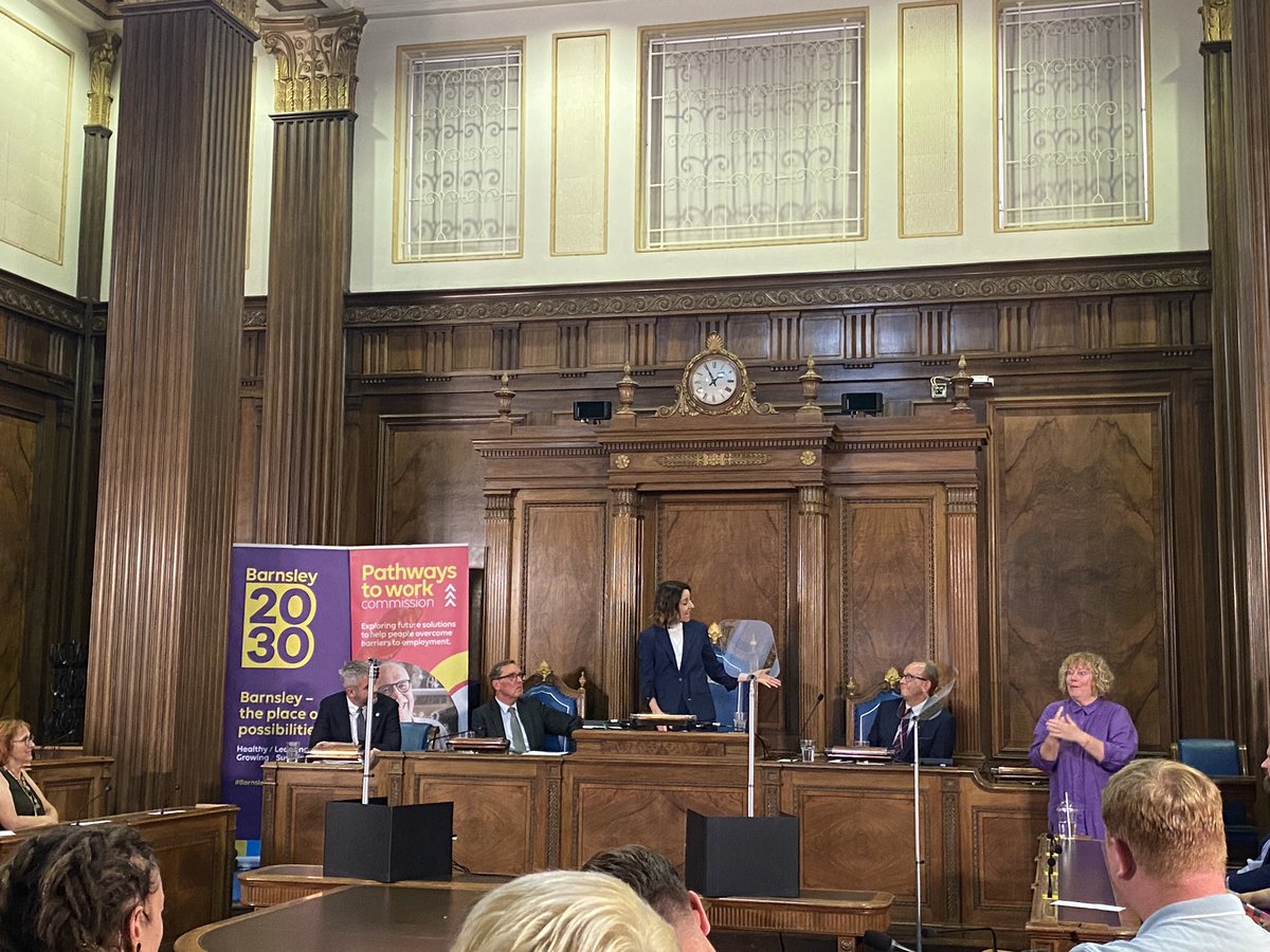 Launching our Pathways to Work report - Hearing about the ambitions to tackle economic growth &amp; need for fundamental reform - the creation of good work matters 2.8m people excluded from work due to LTC and similar number trying to sustain work - time for change
