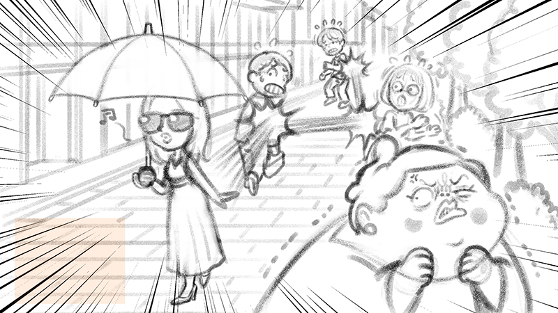 日傘の世界の担当イラストです。本日もありがとうございました。 #マツコの知らない世界 