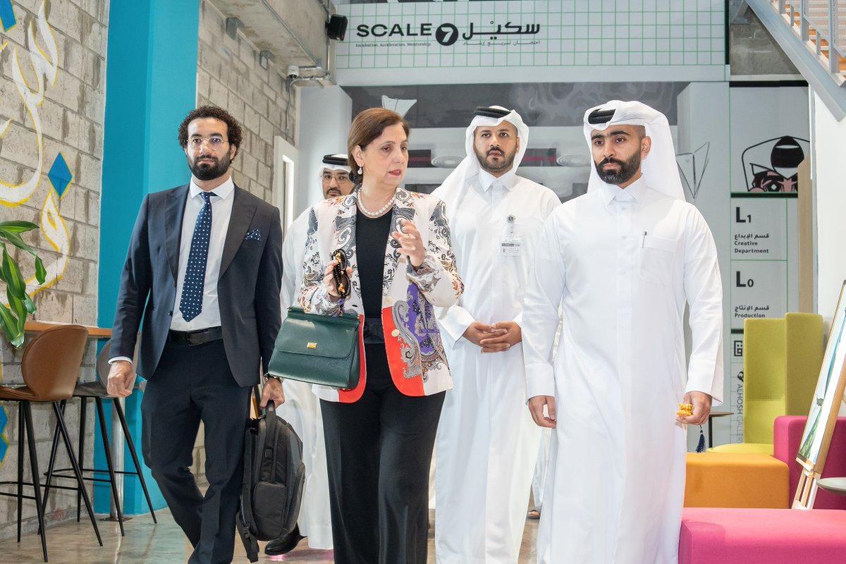 UNESCWA's tweet photo. #اليوم، وقعت #الإسكوا مذكرة تفاهم مع @QDBQA بشأن استضافة القمة العربية الـ3 للمشروعات الصغيرة والمتوسطة، بالشراكة مع مؤتمر «روّاد» قطر 2024 في حدث مشترك تحت شعار "آفاق العصر الرقمي" من 17 إلى 19 تشرين الثاني/نوفمبر في @Deccqatar.
للمزيد 👈 https://t.co/Qd8sHNjV5v https://t.co/ORZEGuWwkr