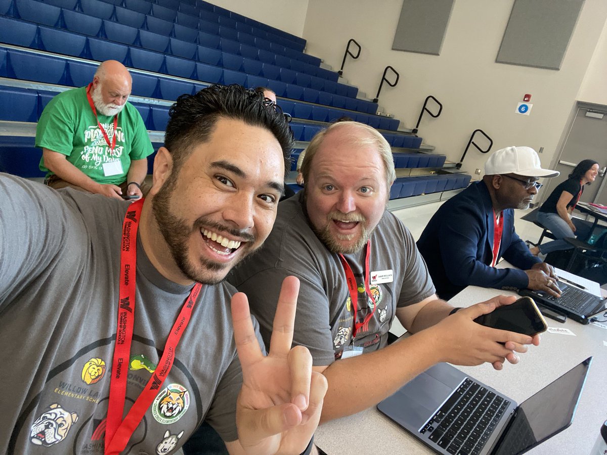 JasonRBullock1's tweet photo. What a JOY it is to be at Elevate to kickoff the 24-25 school year! 
#ElevateWT #WhyWT https://t.co/eLgUFwY5mm