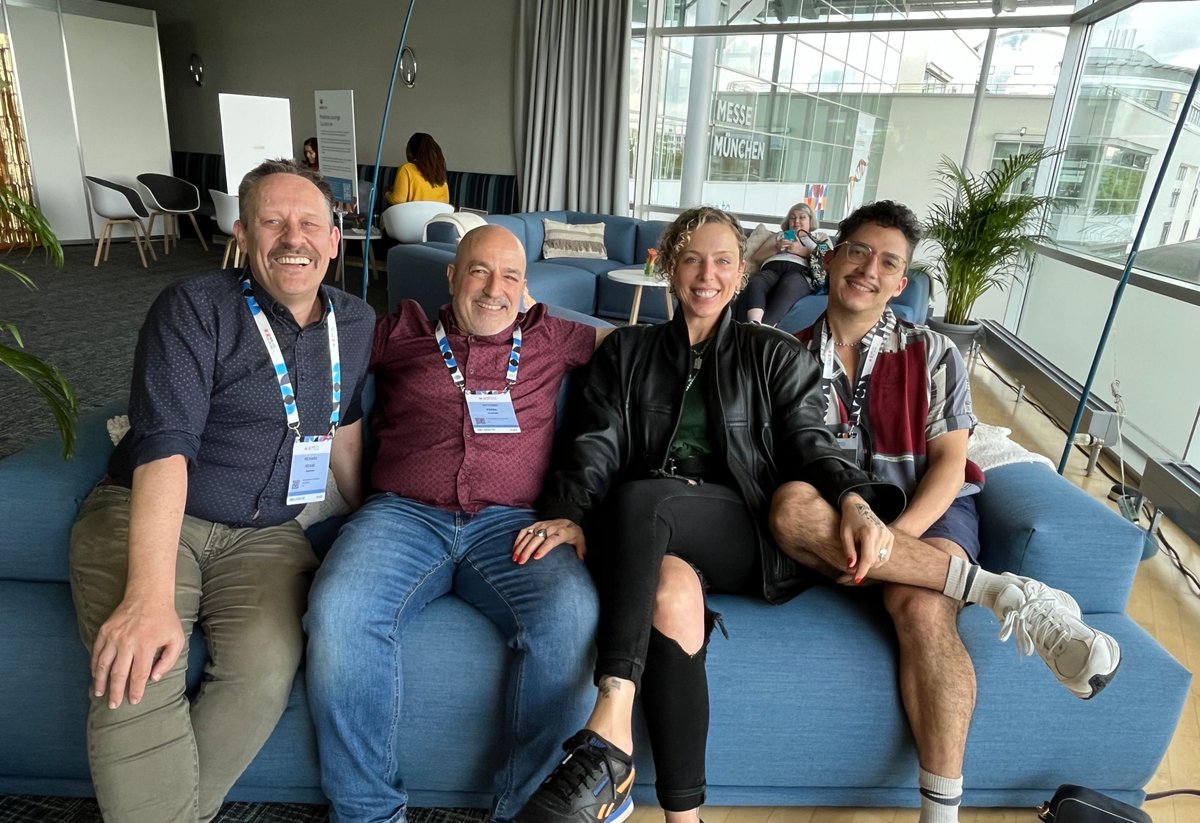 livingposvic's tweet photo. Our #Munich #AIDS2024 team
L-R: Richard Keane, CEO; Vic Perri, Health Promotion Officer; Sarah Feagan, Peer Navigator; Carlos Araya, Peer Navigator.

@iasociety #WeAreLPV #LPVconnect #LPVadvocate #LPVsupport #conference https://t.co/NAYNIDQN5q