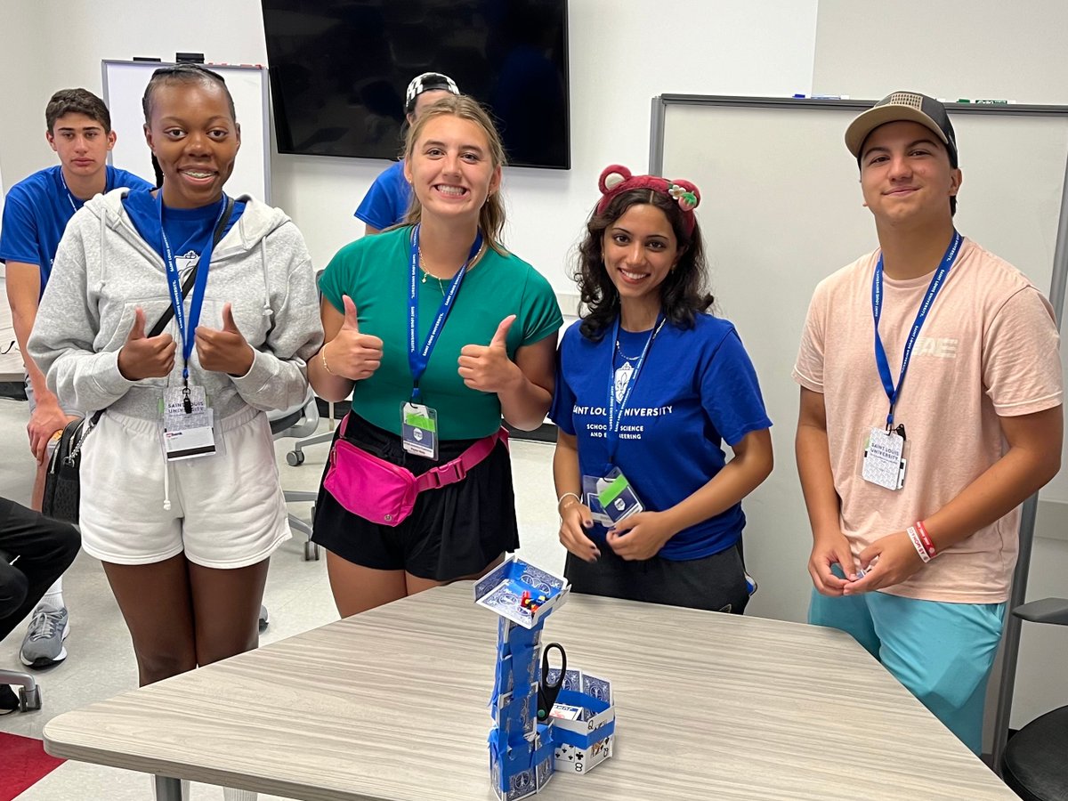 Our SSE STEM Immersion Experience, hosted in partnership with SLU's iScore, is embarking on Day 2 of the camp week today! They're learning about our academic programs, college readiness and career opportunities in STEM. What a great way to spend this week in July! ⚙️