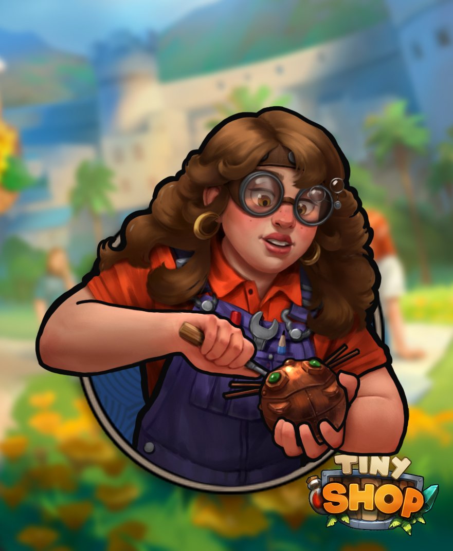 More character portraits rework with Charlotte, the master tinkerer! 

#indiegame #indiedev