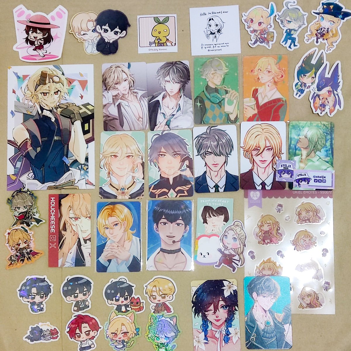 likhanigiya's tweet photo. Here's my acx haul! Ahhh kinikilig me!
So happy i was able to get them pa kahit patapos na yung event nung nakapag-ikot ako 🥹 https://t.co/pxoGZuNe9F