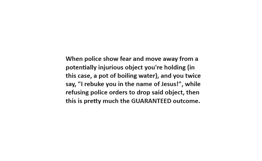 WhiteBoySabbath's tweet photo. –Oh, wait! So, Sonya Massey DID attempt to throw hot, boiling water at a police officer! 

Video credit: @Johnmcurtis https://t.co/rtLWUKo1ni