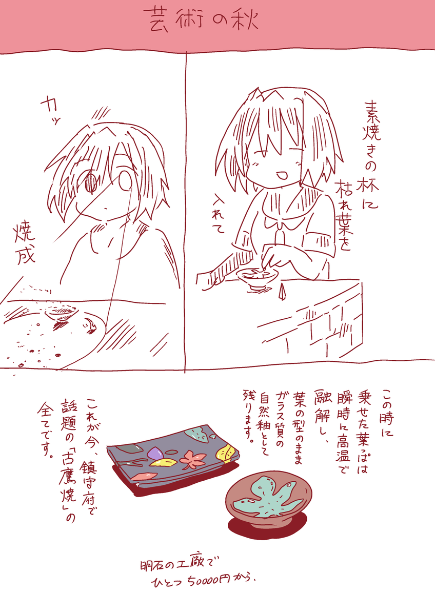 今使ってるお皿が古鷹焼です(再放送