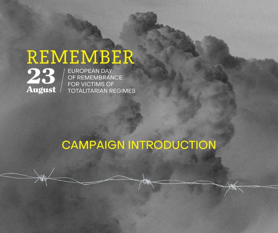 enrs_eu's tweet photo. 🕯 In four weeks, on 23 August, is the 16th European Day of Remembrance for Victims of Totalitarian Regimes.
🏴 We once again encourage you to pay tribute to the victims of totalitarianism through the campaign #RememberAugust23. https://t.co/jHUAHgW2fR