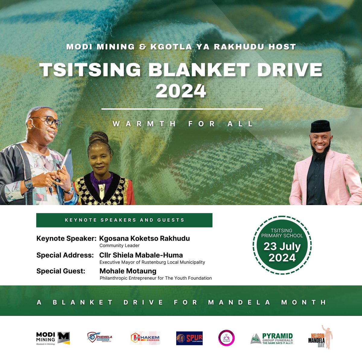 ForTheYouth_F's tweet photo. Warming hearts and hands in Tsitsing! 🙏🏽

Today, For The Youth Foundation joined forces with amazing partners for the Tsitsing Winter Drive 2024. 

#TsitsingWinterDrive2024 #ForTheYouthFoundation #BlanketDrive #CommunityFirst #MakingADifference 

💙🤍 https://t.co/X004sJ7Q7M