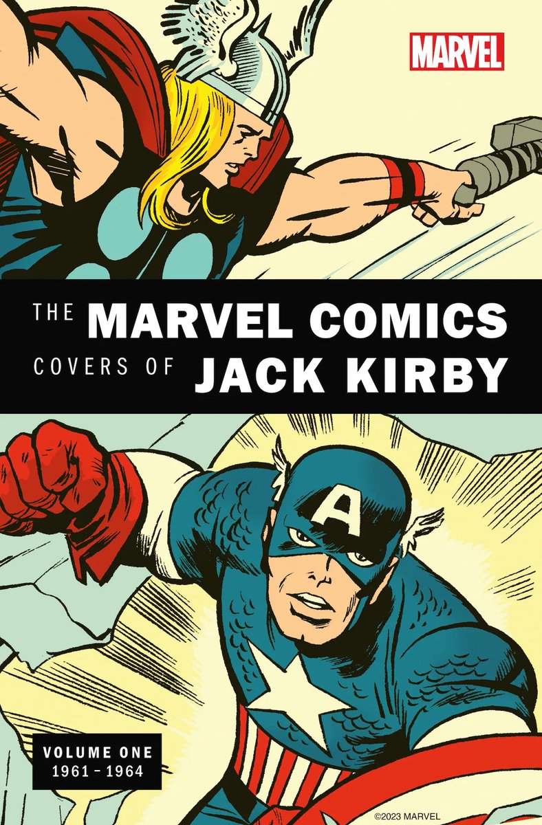 DarkHorseComics's tweet photo. Continuing the exploration of influential Marvel artists and series, Dark Horse can now reveal THE MARVEL COMICS COVERS OF JACK KIRBY VOLUME 1, set to arrive in January 2025 and available to preorder now. @AIPTcomics has the details: https://t.co/soqORciOKS https://t.co/ardhYlD1Yi