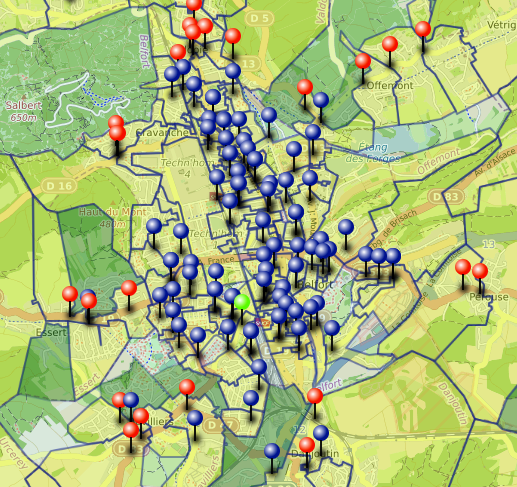 Prochainement [Début Septembre] Cartographie de la ville de #Belfort #OSM #SRO #Fibre #FTTH @OSM_BFC