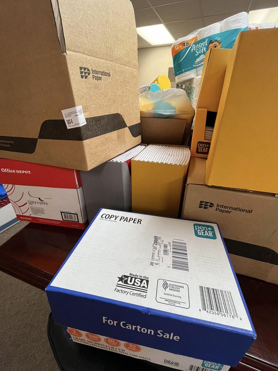 AutaugaCS's tweet photo. Thank you to the @PrattvilleC and the Autauga Education Foundation for coordinating their annual Stuff the Bus event for the benefit of ACS students! These donated supplies will be distributed throughout the district for teachers to meet needs as they see them in the classroom. https://t.co/FhmcsczVge