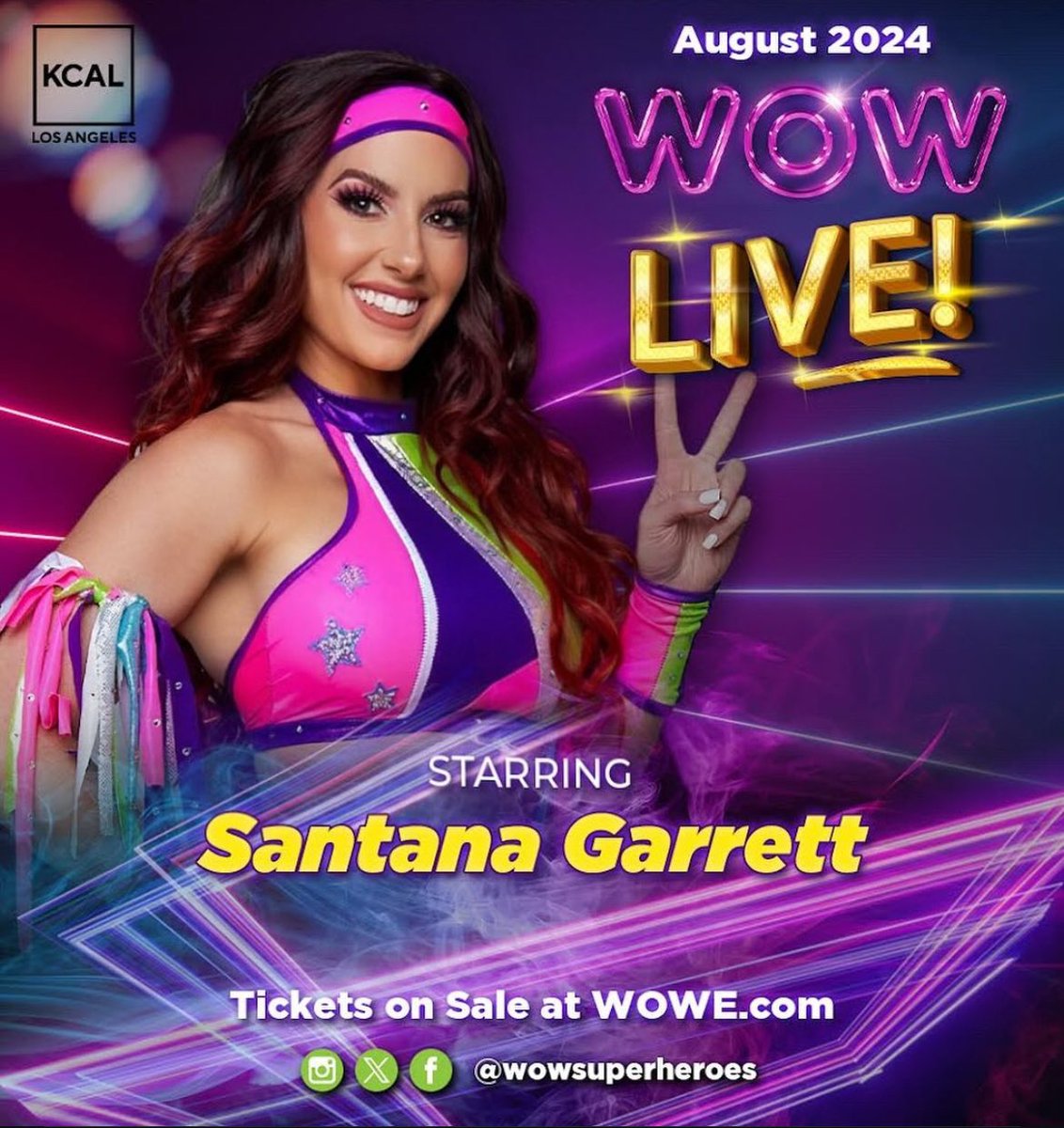 SantanaGarrett_'s tweet photo. The @wowsuperheroes are back at it, August 2024!!! 💪✨👊

🎟️ TICKETS: https://t.co/4K2dtFyPuC
💰Discount Code: SANTANA20 

#WomensWrestling #SuperHero #RealLifeSuperHero #SantanaGarrett #Wow #wowe #GirlPower #AllAmericanGirls https://t.co/QFcuv7QblJ