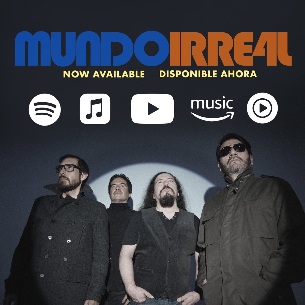 la_rattio's tweet photo. Muchísimas gracias por el gran recibimiento que ha tenido “Mundo Irreal”, nuestro nuevo sencillo
Y si todavía no lo has escuchado, busca el enlace de nuestro perfil
📸 Iván Medina
💻 @Foto_Films
@Toto45VO , @GalianoVitto , @MiguelJFlores , @Phelan_Kelly
#mundoirreal https://t.co/5GTcBIqB7e