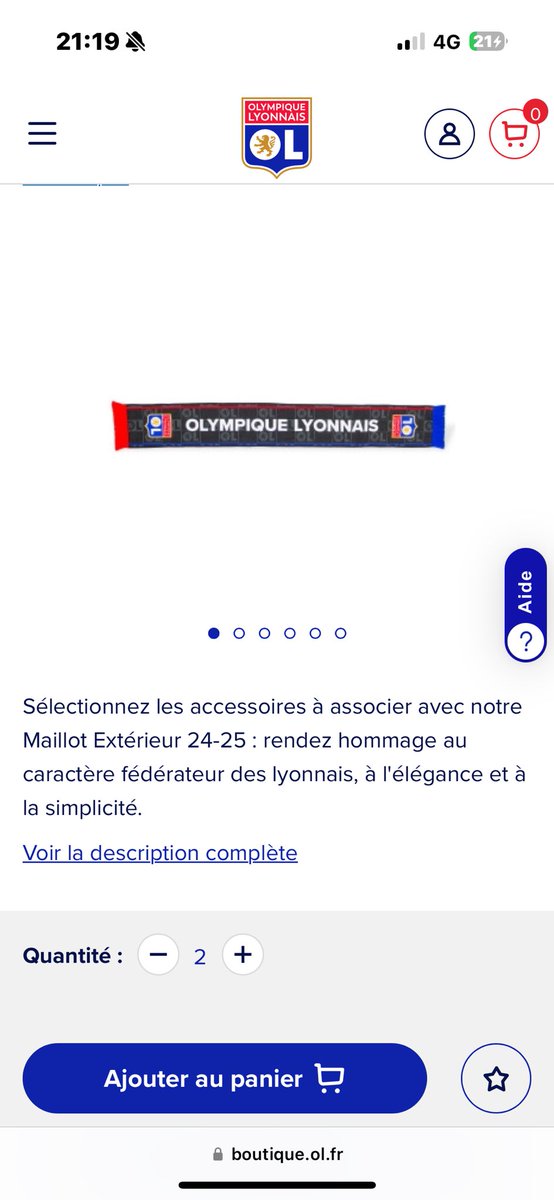 Cette fois c’est la bonne !! 

Bonjour à tous les gones ! Je vais encore vous faire plaisir car ça me fais plaisir 🙏💪  NOUVEAU JEUX CONCOURS !!! 

Je fais gagner 1 ECHARPES DE L’<a href="/OL/">Olympique Lyonnais</a> SAISON 24/25 ! 😍 
Pour participé 3 conditions  :

- Suis mon profil Twitter
- met un jaime à ce