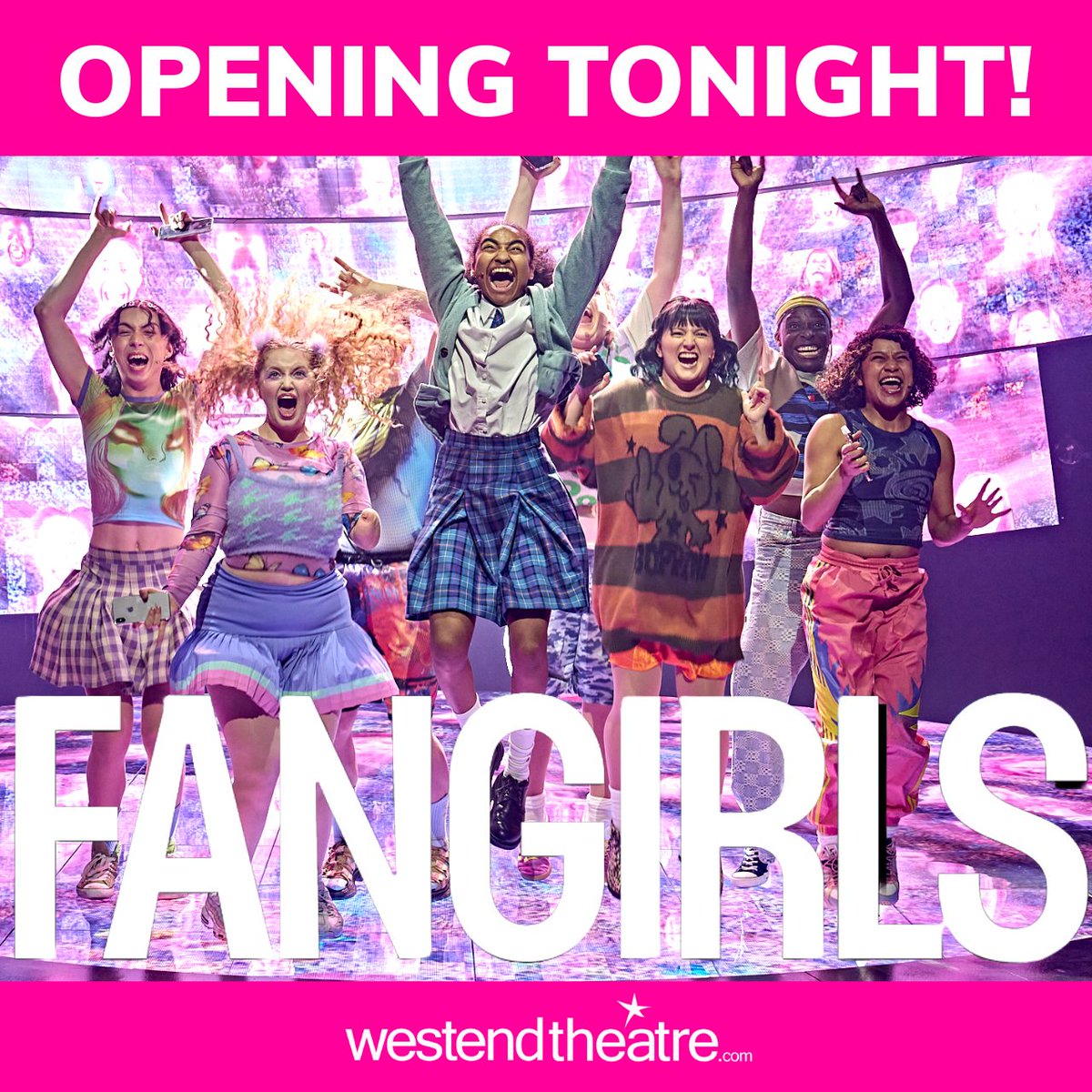 WestEndTheatre.com (@westendtheatre) on Twitter photo FANGIRLS opens tonight!
Book now: westendtheatre.com/192816/
Break a leg the cast & crew of #FANGIRLS <a href="/Fangirls_Tour/">FANGIRLS (A New Musical)</a> - now playing at the Lyric Hammersmith <a href="/LyricHammer/">Lyric Hammersmith Theatre</a> London - but only to 24 August FANGIRLS opens tonight!
Book now: westendtheatre.com/192816/
Break a leg the cast & crew of #FANGIRLS <a href="/Fangirls_Tour/">FANGIRLS (A New Musical)</a> - now playing at the Lyric Hammersmith <a href="/LyricHammer/">Lyric Hammersmith Theatre</a> London - but only to 24 August