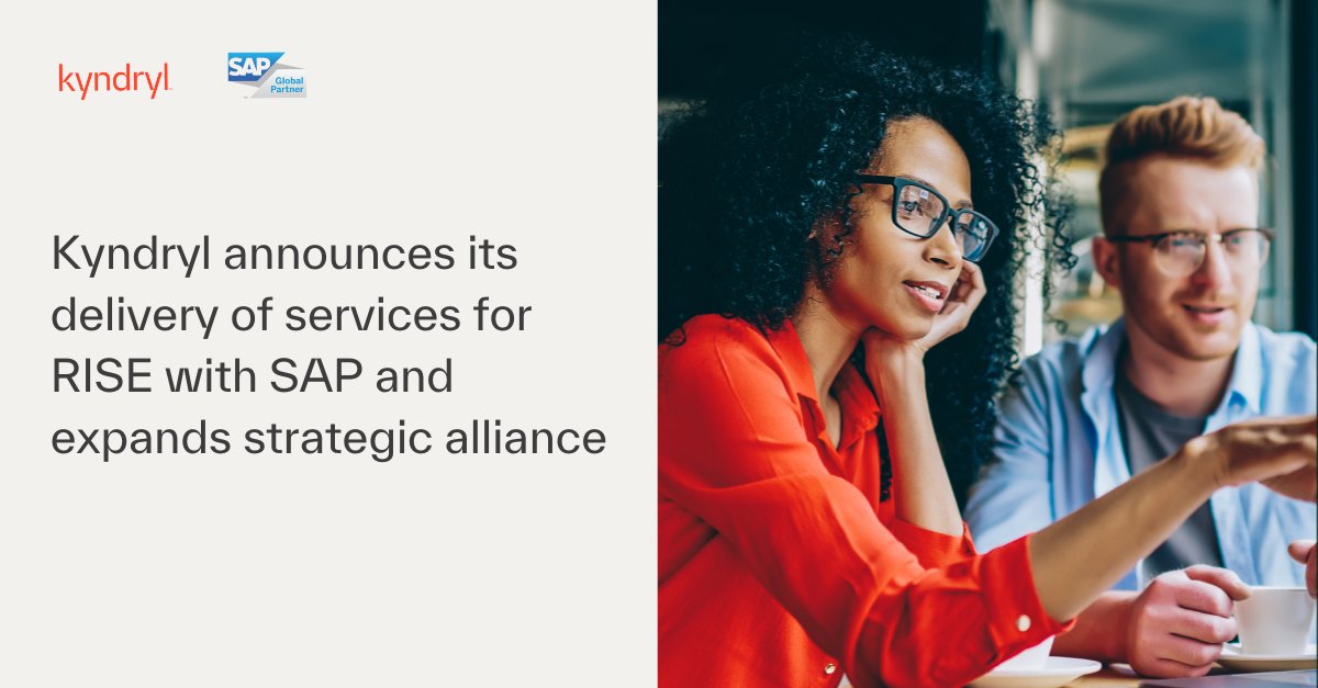 Today, Kyndryl announced our delivery of services for #RISEwithSAP – and an expanded strategic alliance with <a href="/SAP/">SAP</a> to help customers migrate to SAP #S4HANA Cloud and continue solving their most complex digital challenges.

Learn more: kyndryl.com/us/en/about-us…

#TheHeartOfProgress