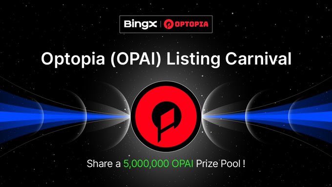 dhray005's tweet image. Optopia is transforming Web3 with an AI-driven Layer 2 network. Simplifying operations, enhancing governance, and boosting AI deployment. Join the dynamic ecosystem with $OPAI on BingX!Get involved now!#Optopia #AI #Blockchain #Crypto #Web3 #BingX $OPAI