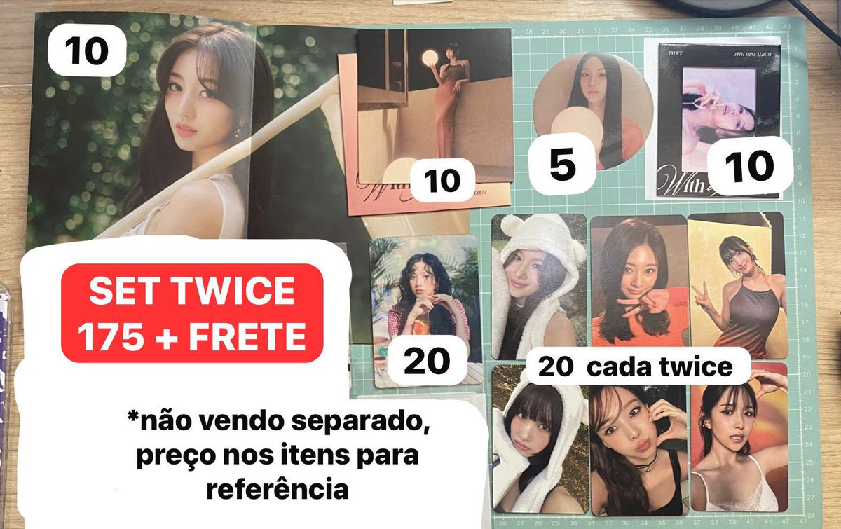 rosi0988's tweet photo. CEG NACIONAL TWICE VARIADOS

—valores na imagem + freteS + taxa de embalo 
— ursinhas só saem com +1
— set não garantido (  precisa sair tudo 
— feedbacks no fixado ! https://t.co/GvjUwceBlL