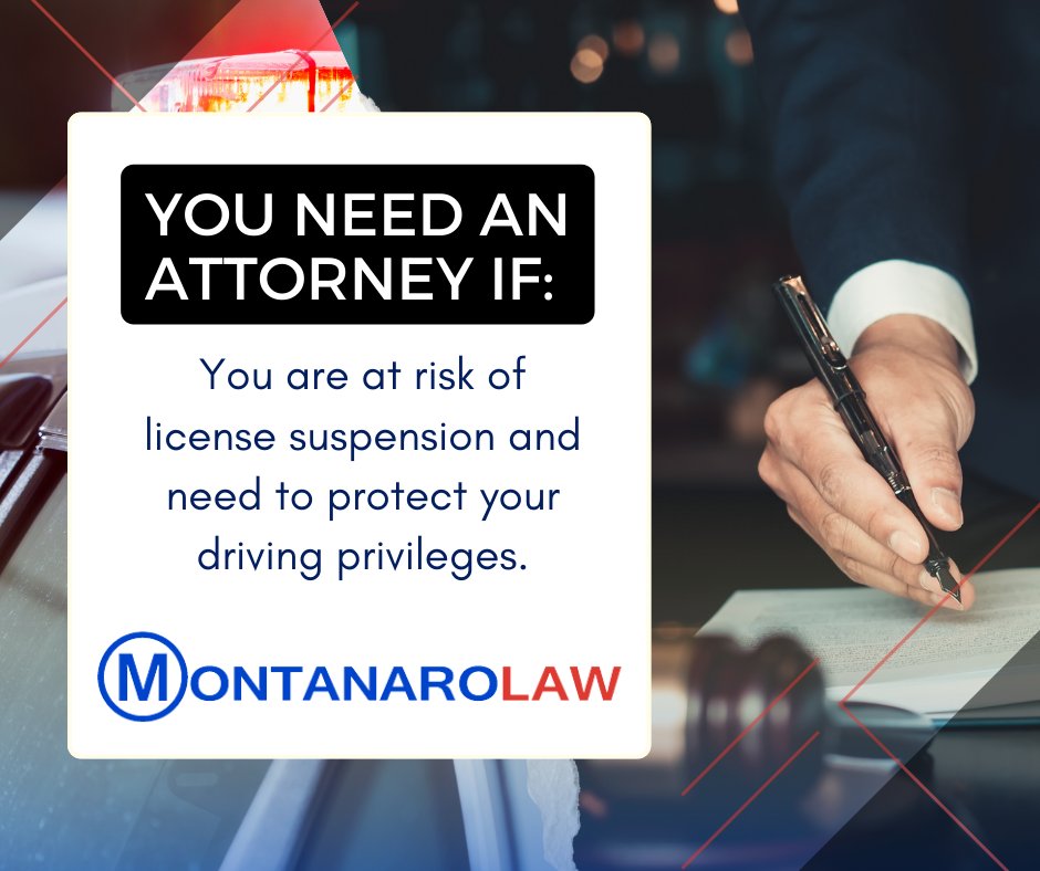 montanarolaw's tweet image. Facing license suspension? Protect your driving privileges with MontanaroLaw. Call us today! #LicenseProtection #DrivingPrivileges #TrafficTicketDefense #TrafficLawyer #StayOnTheRoad #MontanaroLaw #TrafficTicketTuesday

(516)203-1700
montanarolaw.com
info@montanarolaw.com