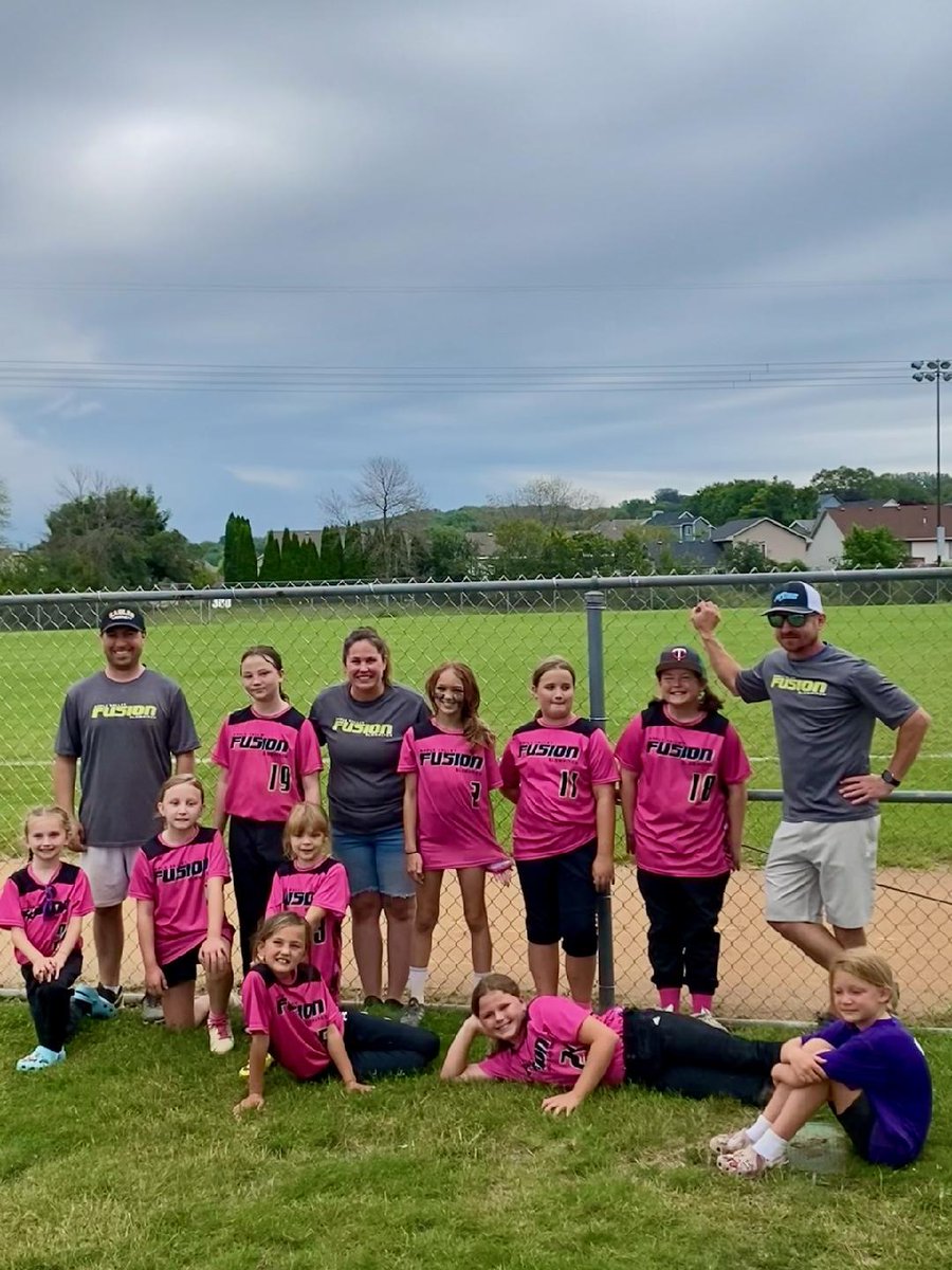 Graydog03's tweet photo. The season has come to a close and what a season it was. I am so proud of Melinda; watching her skills grow throughout the summer was really cool to see. We'll be back next year hungry for a trophy! 🥎🎉🏆 https://t.co/fJIdEN07C6