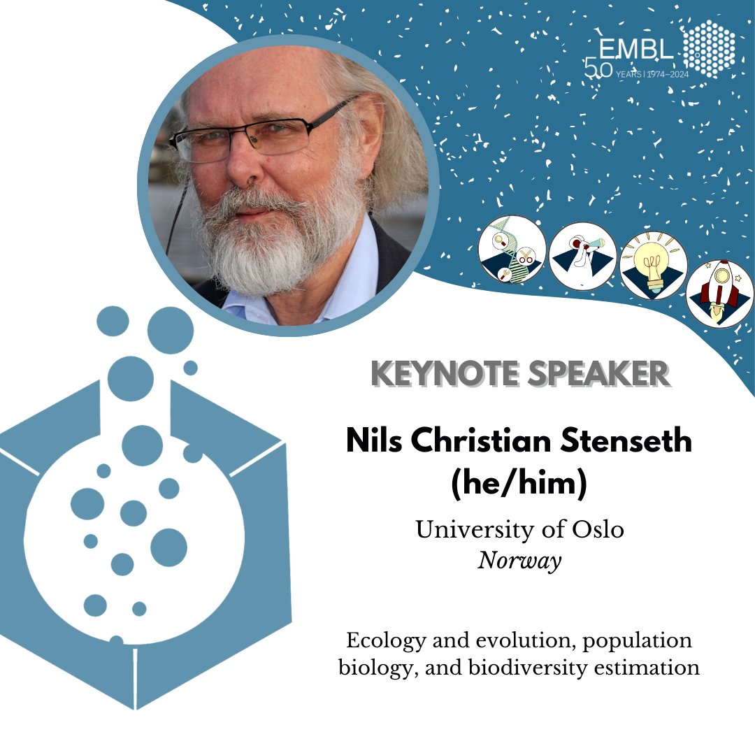 EMBLPhDSymp's tweet photo. Discover #biologyoutsidethebox with our keynote speaker, Nils Christian Stenseth!
All students welcome!

📍4-6 Dec, EMBL Heidelberg
Registration now open ✅ https://t.co/oBEtig9dus

#emblphdsymposium #phdsymposium @EMBLEvents https://t.co/NntTGVHU7J