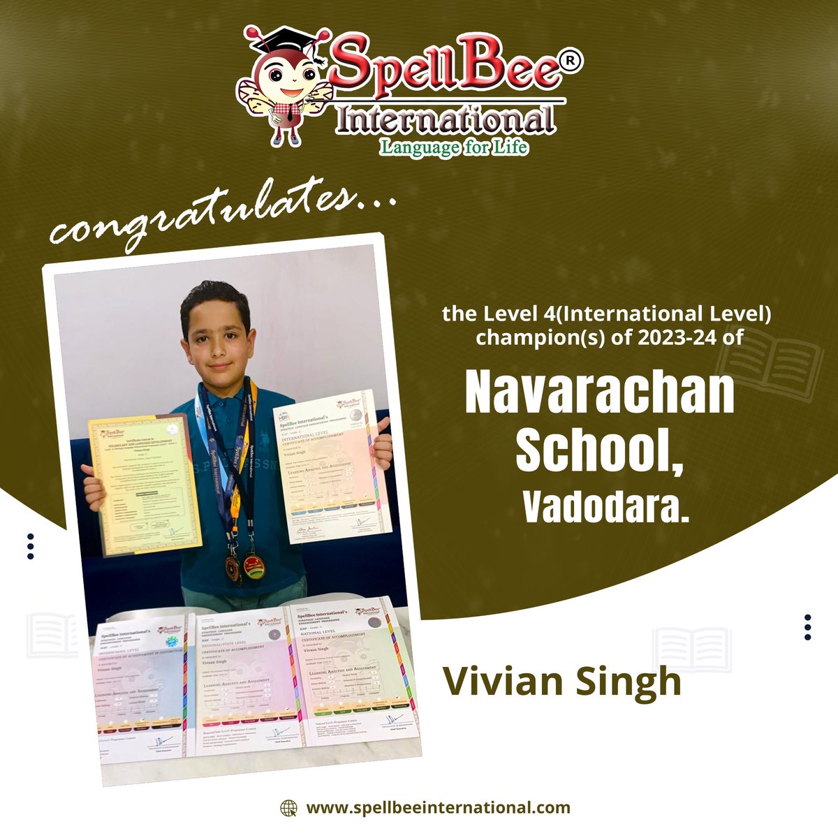 SpellBee International tweet media