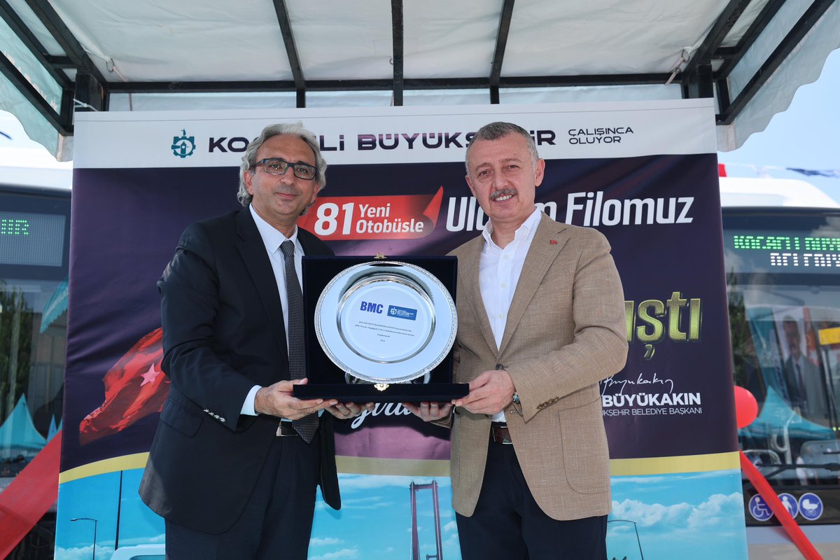 BmcOtomotivTR's tweet photo. BMC’nin çevre dostu otobüsleri Kocaeli’nde hizmet vermeye başladı.🌱
Kocaeli Büyükşehir Belediyesi tarafından düzenlenen törenle 50 adet yüksek kapasiteli ve düşük emisyonlu çevre dostu PROCITY 12M CNG otobüslerimiz hizmet vermeye başladı.
#BMC #PROCITY #BMCTeslimat #ÇevreDostu #Otobüs #YerliveMilli #YerliÜretim