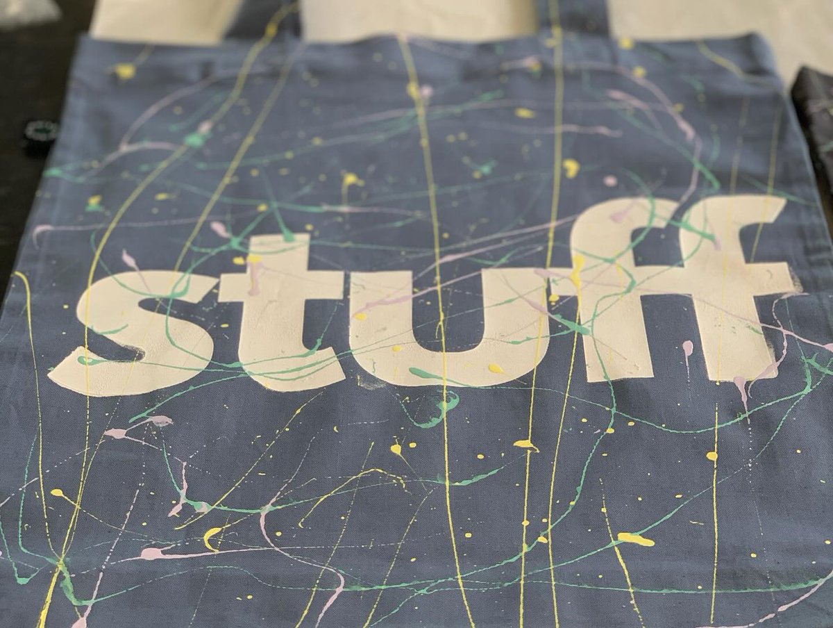 Elevatesup's tweet photo. Prototyping! Our trainees spent the afternoon screen printing and splattering some new design ideas. What do you think? 
#hawkhurst #learningdisability #learningdisabilities #learningdisabilityawareness #kent #learningdisabilitysupport #creativetraining #eastsussex #employability https://t.co/vZJoyfXl4s