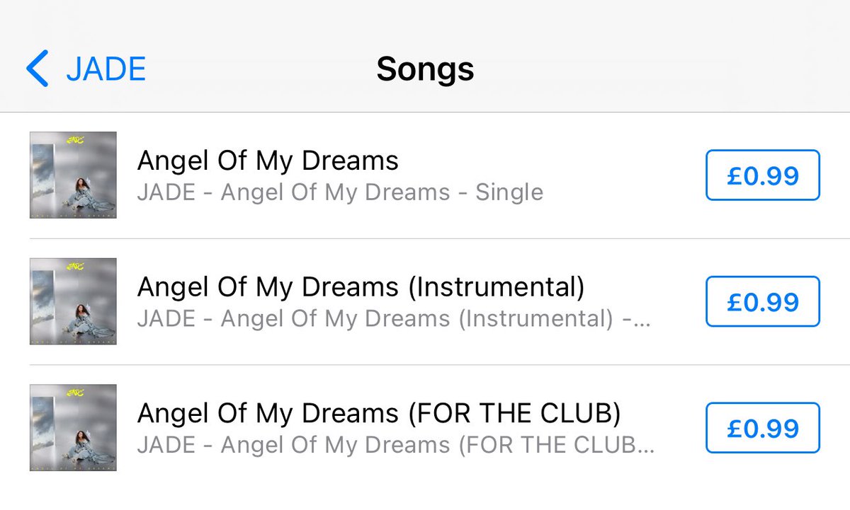 superTV247's tweet photo. 🚨 POP EMERGENCY 🚨

Jade has NEW versions of Angel of My Dreams on iTunes!🪽

It is currently at #5 in the official chart, but with less than 600 SALES between #5 and #2 it only takes a few hundred fans to support a huge debut!

all versions will count towards sales 🤞🏼 https://t.co/qa4nlq9ChC