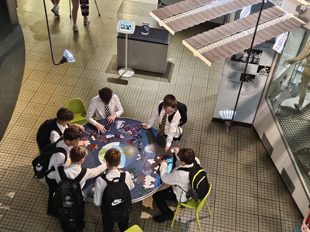 TootHillSTEM's tweet photo. Great day for 125 @TootHillBingham year 7 students visiting the @spacecentre today as the final #TootHillSTEM event of the school year.  Brilliant shows,  simulations and exhibits and great engagement from the students.  #STEM #STEMeducation https://t.co/fECtJ3gRgy
