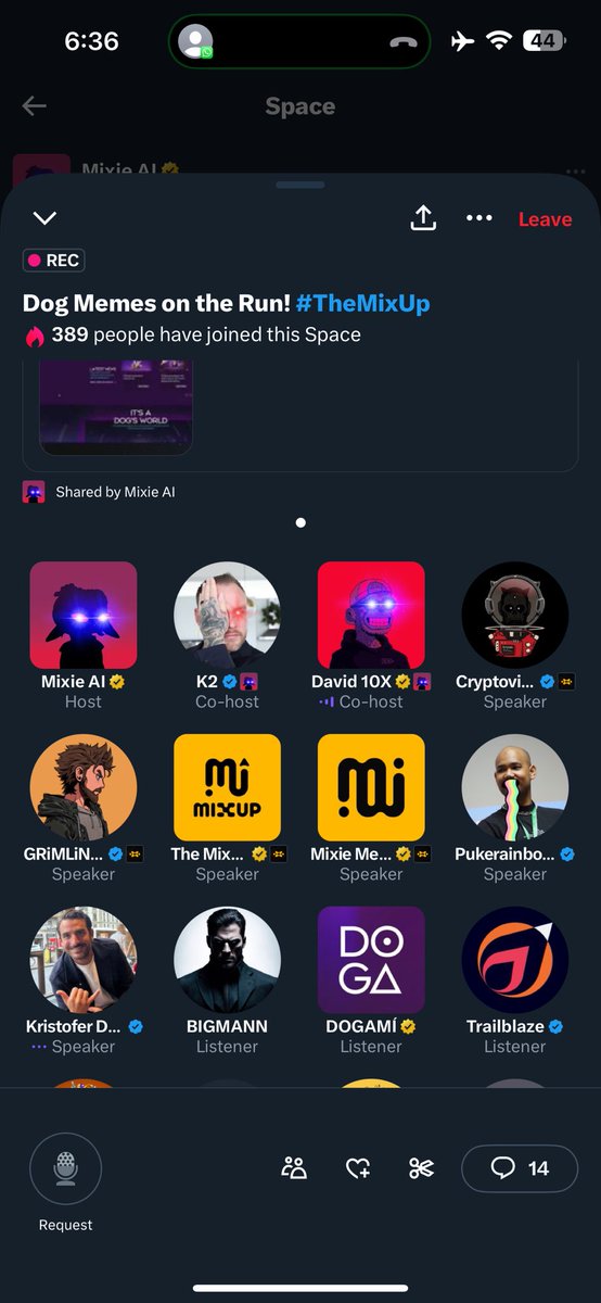 BIGMANNETH's tweet image. Make sure not to miss  #TheMixUp talks as the OGS always spitting some alpha’s for y’all.

@David10x3 @GRiMLiNX @Cryptovius1 @Walknonthemoon 

@Mixieai @MixieMixUp @MixieMediaGroup