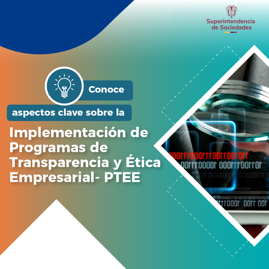 SSociedades's tweet photo. 🔘Si debes implementar un Programa de Transparencia y Ética Empresarial #PTEE, revisa los lineamientos establecidos en el Capítulo XIII de la Circular Básica Jurídica de la @SSociedades.

Consulta esta infografía para conocer aspectos clave➡️ https://t.co/IpSbVMZ3ip https://t.co/dr1VrQwWfT