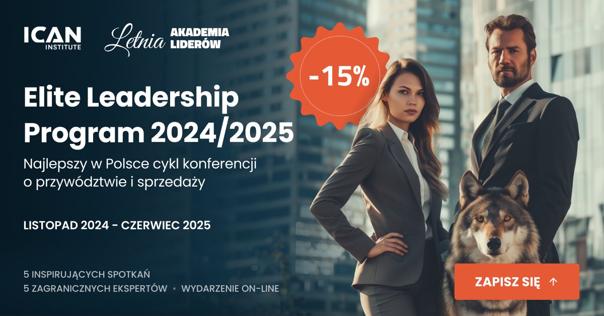 ICAN_Institute_'s tweet image. 📈 Dołącz do cyklu #EliteLeadershipProgram! Poznasz rozwiązania, które zaowocują konkretnymi zmianami w Twojej firmie. 

💡 Zgłoś udział i oszczędź ponad 1 000 zł: bit.ly/3zUju3K

#wydarzeniaICAN #efektywność #neuronauka #KulturaOrganizacyjna #strategia #biznes