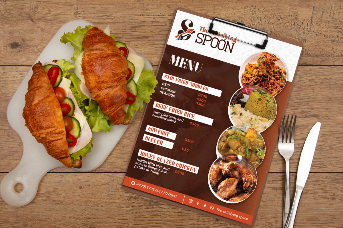 JOsDesign1's tweet photo. Every detail was designed to reflect the brand's dedication to delicious and satisfying culinary experiences from concept to creation.

Check out the fresh look and let us know what you think!

#graphicdesign #branding #satisfyingspoon #creativity https://t.co/35TCJCqoCd