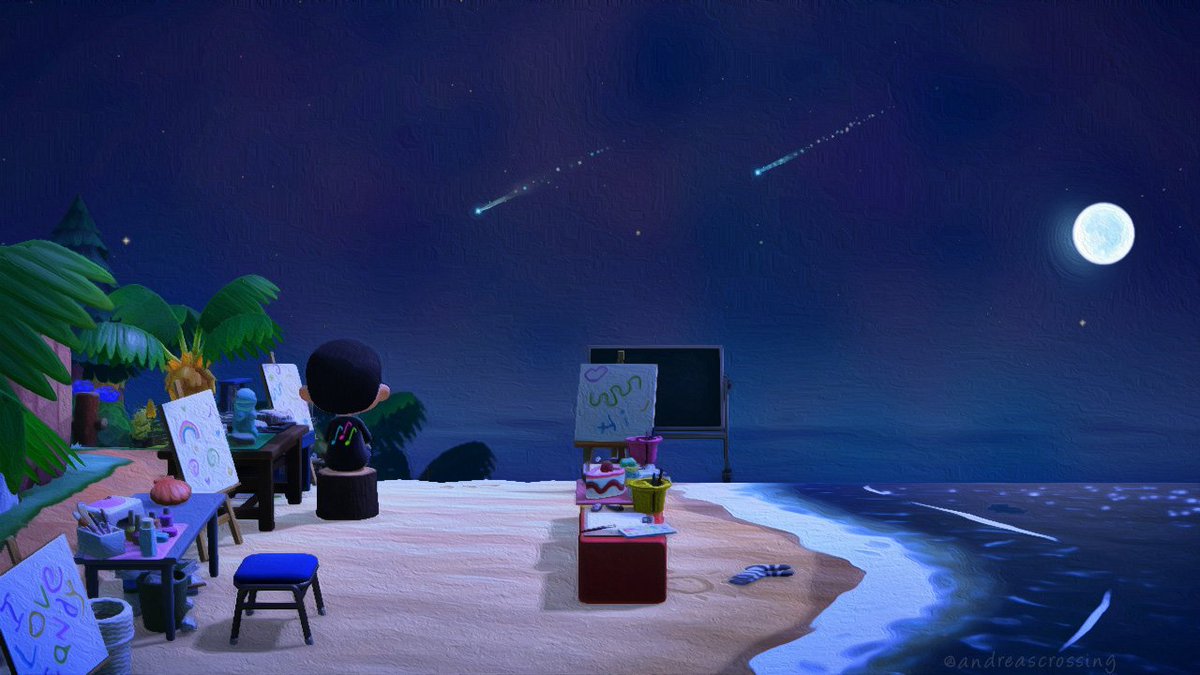 AndreasCrossin9's tweet photo. Arts and crafts under the stars! 🤩
#acnh #AnimalCrossingNewHorizons https://t.co/AoPAKzkxOM