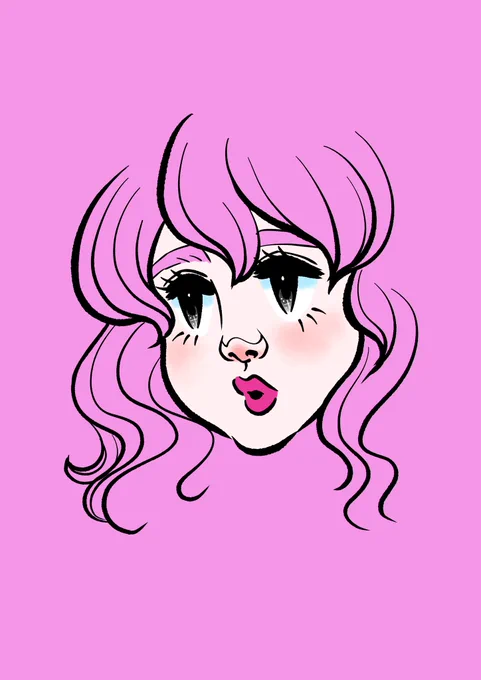 #お絵描き#イラスト#女の子イラスト #レトロイラスト#ファッションイラスト #ヘアスタイル #本の挿し絵のお仕事したい #広島在住 #広島在住イラストレーター#nostalgia#retro#retrostyle#japanesegirl 