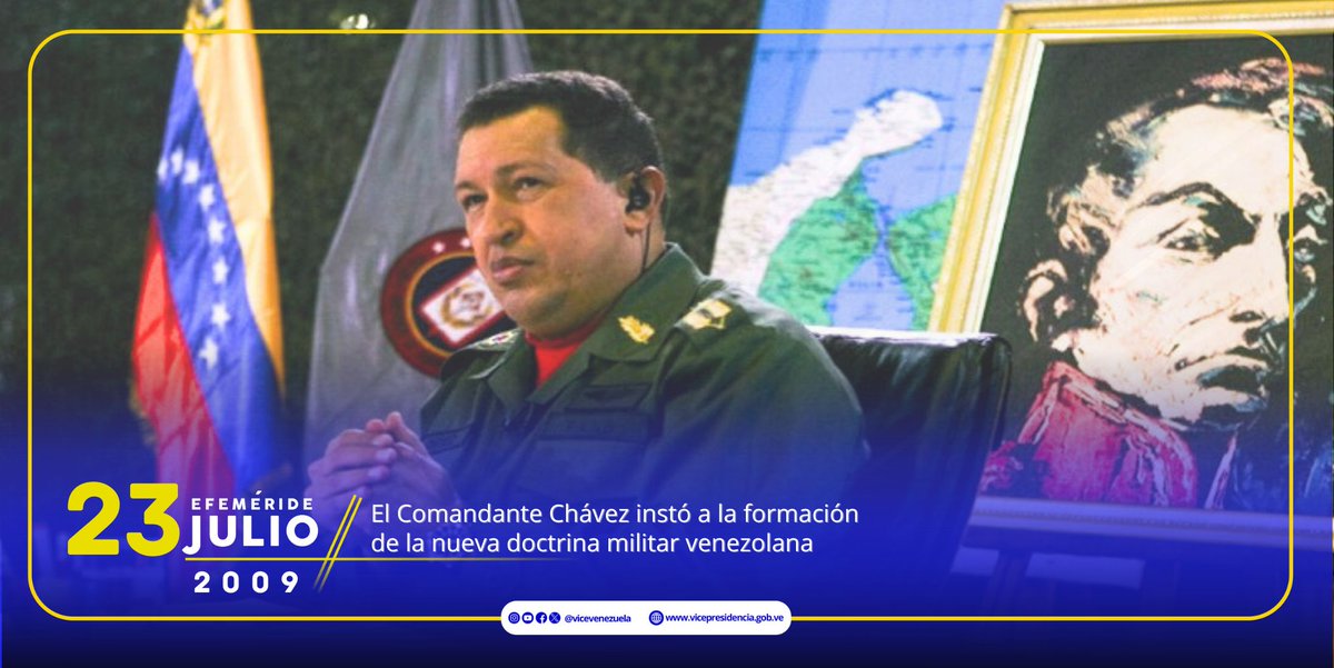 GNBUnidadTC's tweet photo. #Efemérides || Hace 15 años el Comandante Hugo Chávez instó a la construcción de la nueva doctrina militar de la Fuerza Armada Nacional Bolivariana (FANB), en la transmisión del Aló Presidente Teórico N° 5 del año 2009. https://t.co/vyuunyULu3