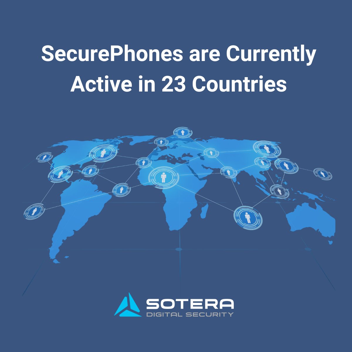 SoteraDigital's tweet photo. 🌍 We are proud to have a global presence, with #SecurePhones currently active across North America, Central and South America, Europe, Asia, the Middle East, and Africa.
Join the growing network of businesses and professionals who trust #Sotera for unparalleled mobile security.
👉 https://t.co/ccaMIspIoT
#GlobalSecurity #MobileSecurity #SoteraSecurePhone #DataProtection