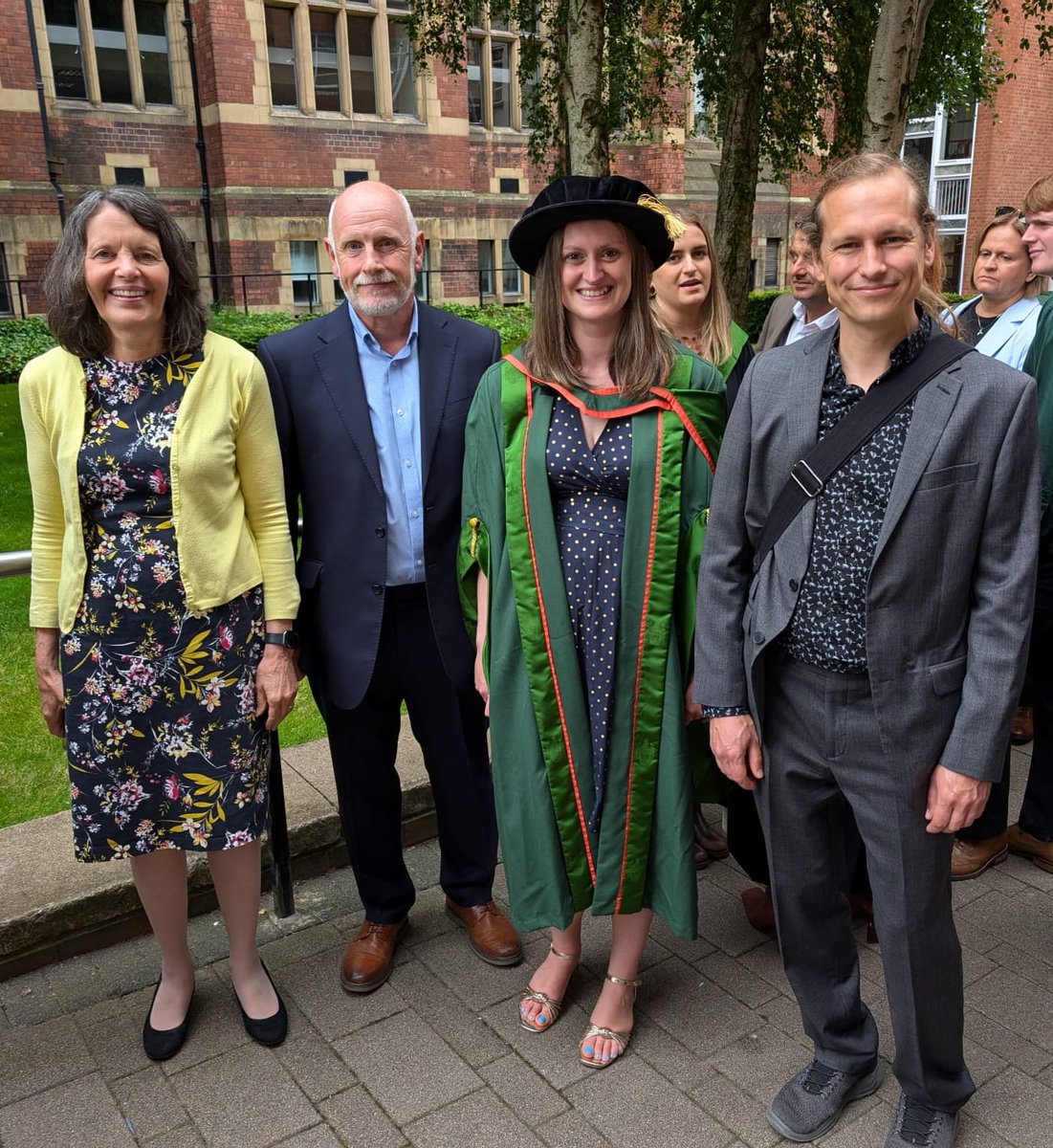 LouisaJBurton01's tweet photo. A celebratory finale to this 7-year chapter.. Huge thanks to amazing supervisors (so many we needed 2 photos!): Anne Forster, David Clarke, @DrJTJohnson & @DrTomCrocker & to @sarahftyson Also thanks to @TheStrokeAssoc for funding this research
#leedsgrad πππ @AUASResearch https://t.co/0HhXpqPS5q