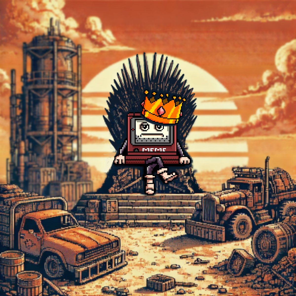 It's not easy being the king of memes...

Constantly telling the dev to burn tokens and rewarding you all. It's a tough life I live.

#MEMEBOY