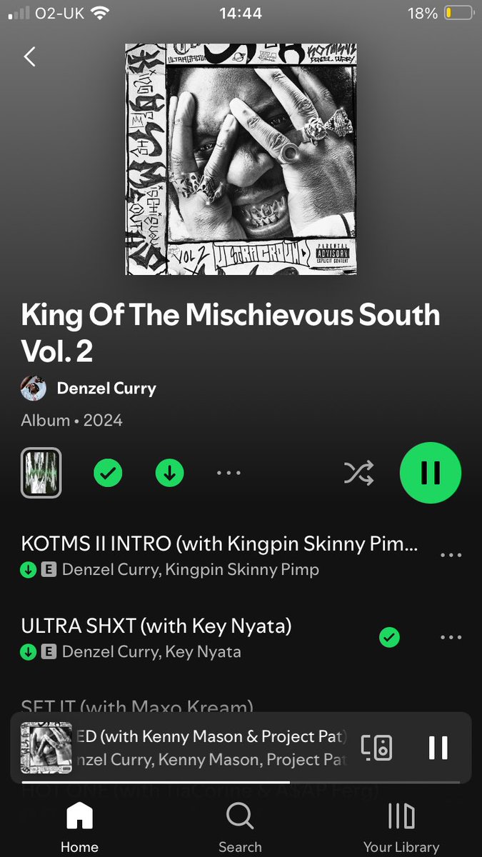mfdoomstan1's tweet image. this new denzel curry album is on the verge of being a 10/10 for me. one of the most punchy, hard hitting and gritty albums i’ve heard in a while. and im not usually the biggest fan of denzel, but this is easily a top 3 album ive heard this year