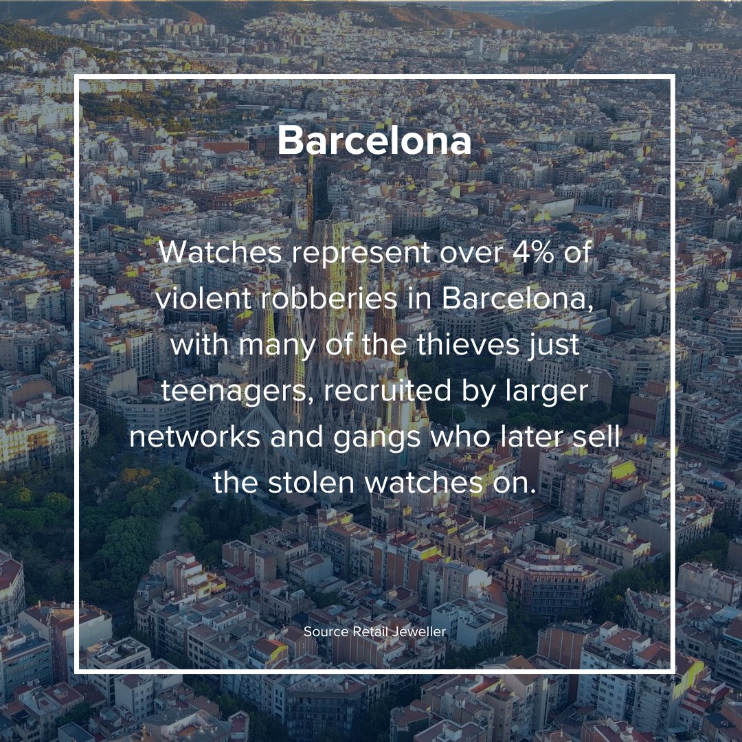 StanhopeBrokers's tweet image. Ahead of the holidays we look at some of the most notorious cities for watch theft. 

Read the full blog for tips on how to protect your watch from time thieves. tinyurl.com/4v8x5c56

#watchtheft #citybreak #watchinsurance #luxurywatches