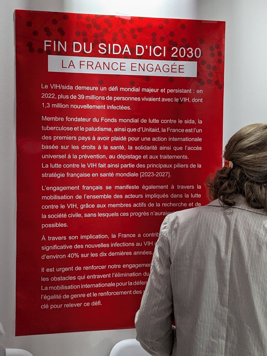 Sophbaillon's tweet photo. #AIDS2024 

La table ronde "8e conférence de reconstitution des ressources du Fonds mondial : quels enjeux et perspectives pour la lutte contre le VIH/sida et la santé mondiale ?" commence dans quelques minutes sur le stand France ! https://t.co/OwWWVAOtyh