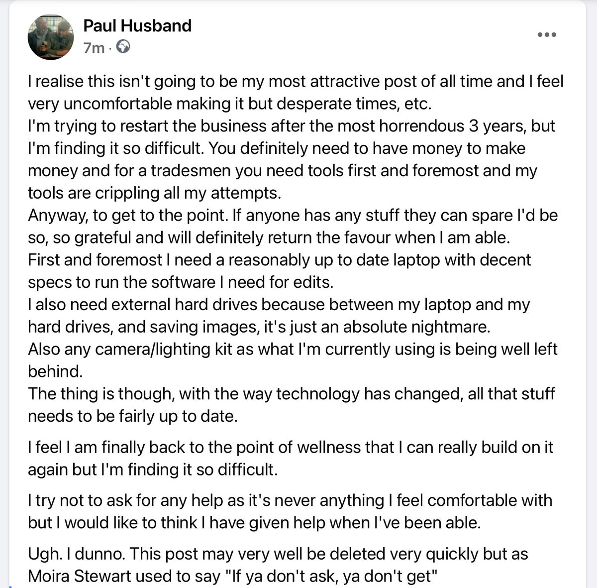 Paul Husband tweet media