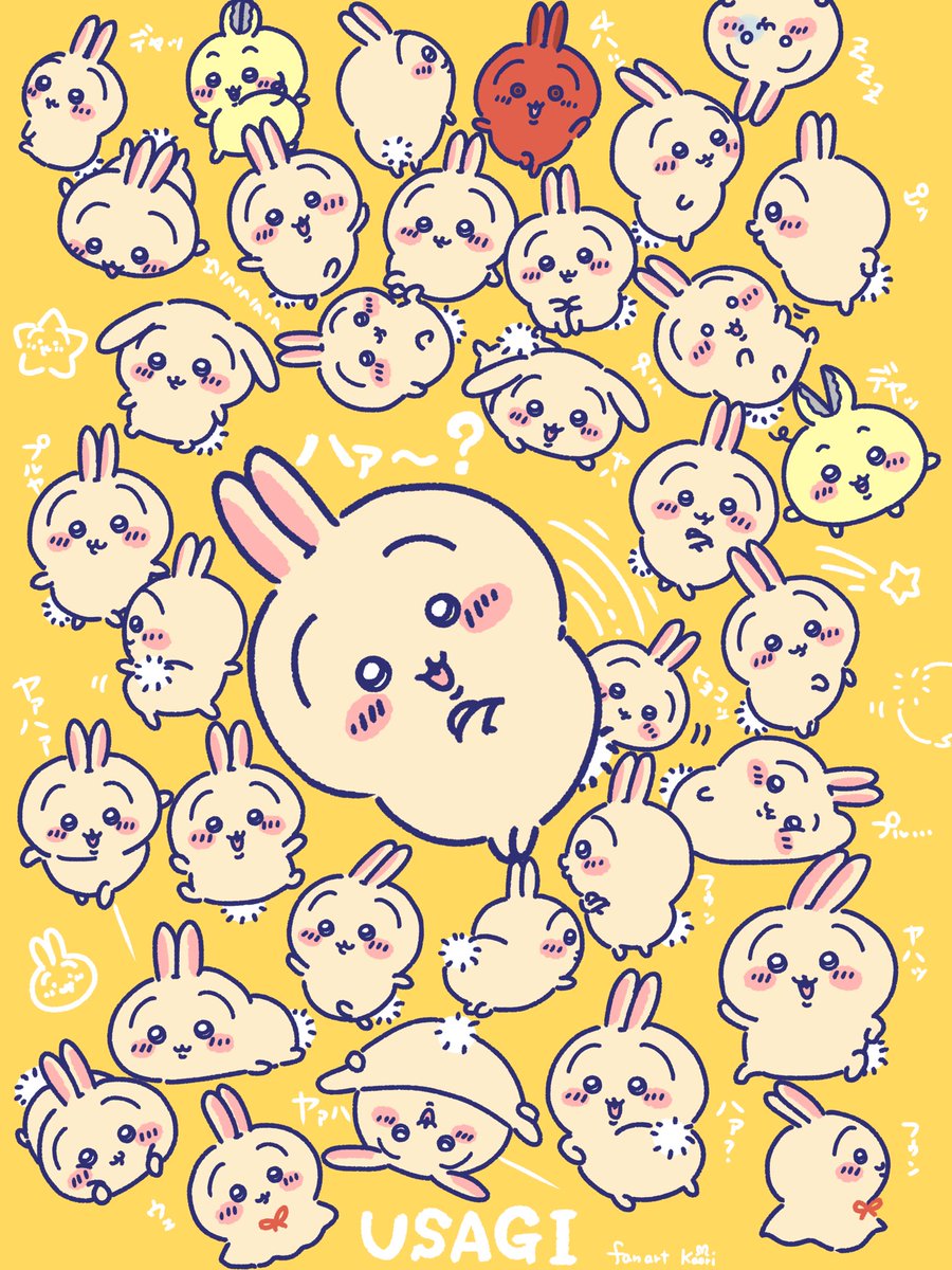 🐰うさぎ大好き🐰 🐰詰め合わせ🐰 #ちいかわ #ちいかわファンアート
