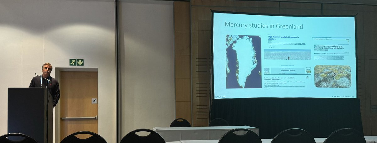 JooCanrio3's tweet image. Just presented the 1st results of Hg in thaw lakes and permafrost soils in 🇬🇱 at the 16 International Conf. on Hg as a Global Pollutant in Cape Town, 🇿🇦. Great results from @Permamerc team. Possible with funding from  @INTERACT66, guidance of @TorbenRC and great  @ZERO74N team.