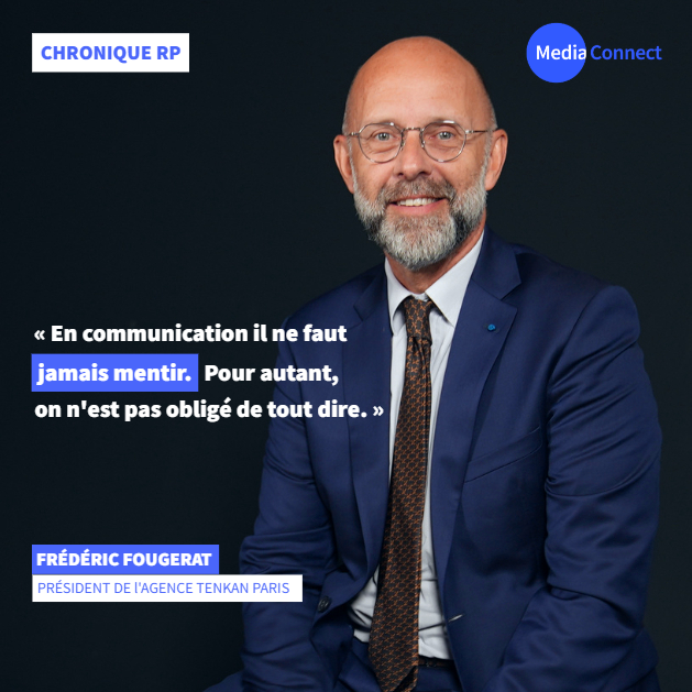 MediaConnectMC's tweet photo. 🤔 Quelle place pour le mensonge dans les relations presse ?  

En avril, dans sa chronique #RP pour MediaConnect, @fredfougerat nous éclairait sur la question. 
Pour l’expert en communication : « mentir, c'est trahir. »

À (re)découvrir juste ici 👇 
https://t.co/58Yh4Rwdgl https://t.co/WT2FBR4FPc