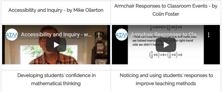 Grab a drink, sit down and take a look at one of the free 10 minute CPD videos from the ATM collection, designed to support teachers at all stages of their career.  atm.org.uk/CPD-for-Mathem…