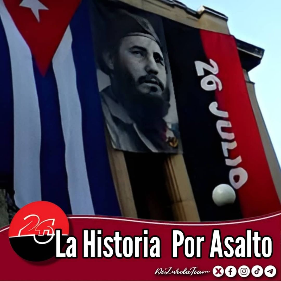 Siempre es 26. Victoria de las ideas. #LaHistoriaPorAsalto #71Moncada #CubaPorLaVida <a href="/cubacooperaven/">Brigada Médica Cubana en Venezuela</a> <a href="/MINSAPCuba/">Ministerio de Salud Pública de Cuba</a> <a href="/japortalmiranda/">José Angel Portal Miranda</a>